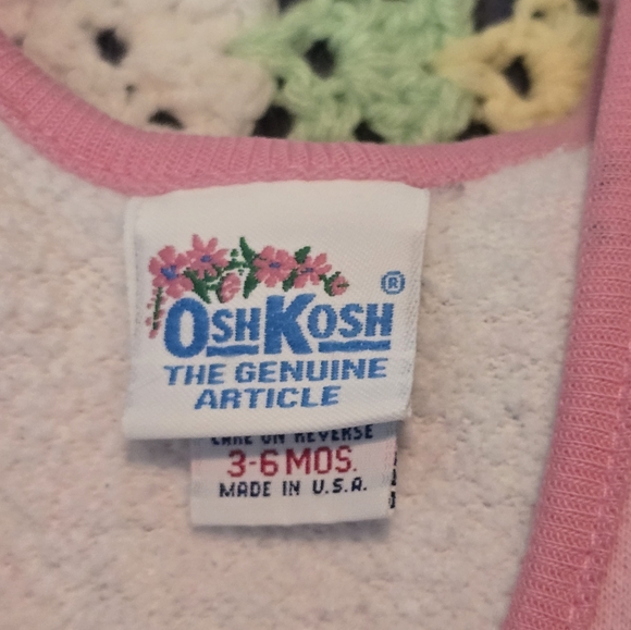 Vintage Pink Bunny Oshkosh Bubble Overalls - Picture 7 of 7